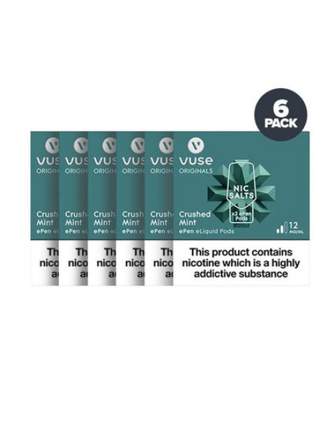 Vuse ePen Nic Salt Refill Pods 6 Pack