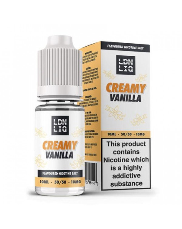 LDN LIQ Nic Salts Creamy Vanilla 10ml E-Liquid