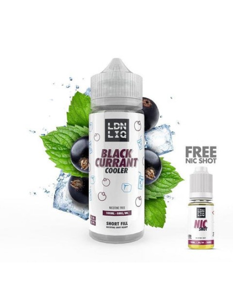 LDN LIQ Blackcurrant Cooler 100ml Short Fill E-Liquid