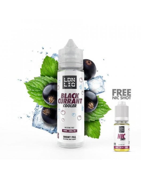 LDN LIQ Blackcurrant Cooler 50ml Short Fill E-Liqu...